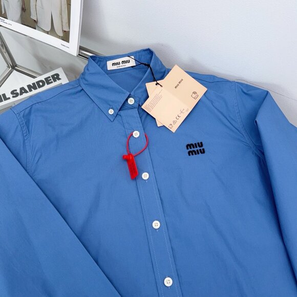 Miu Miu Men's Button Embroidered Shirt - Picture 4 of 8